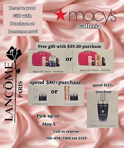 Gift with purchase